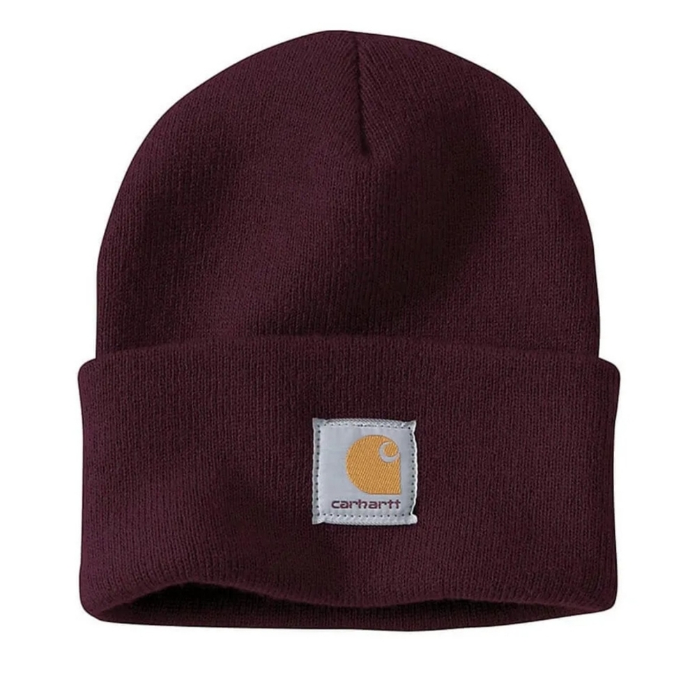 Carhartt Acrylic Beanie NWOT (Deep Wine)